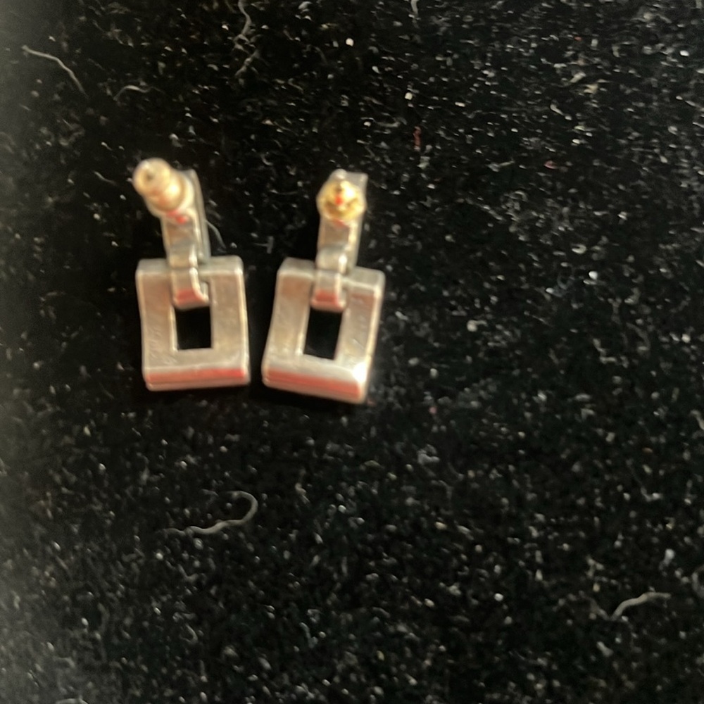 Colorful Geometric Earrings - Picture 2 of 2